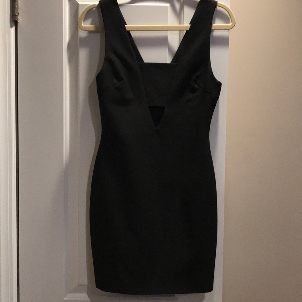 Elizabeth and James V-neck Banded Mini Dress
